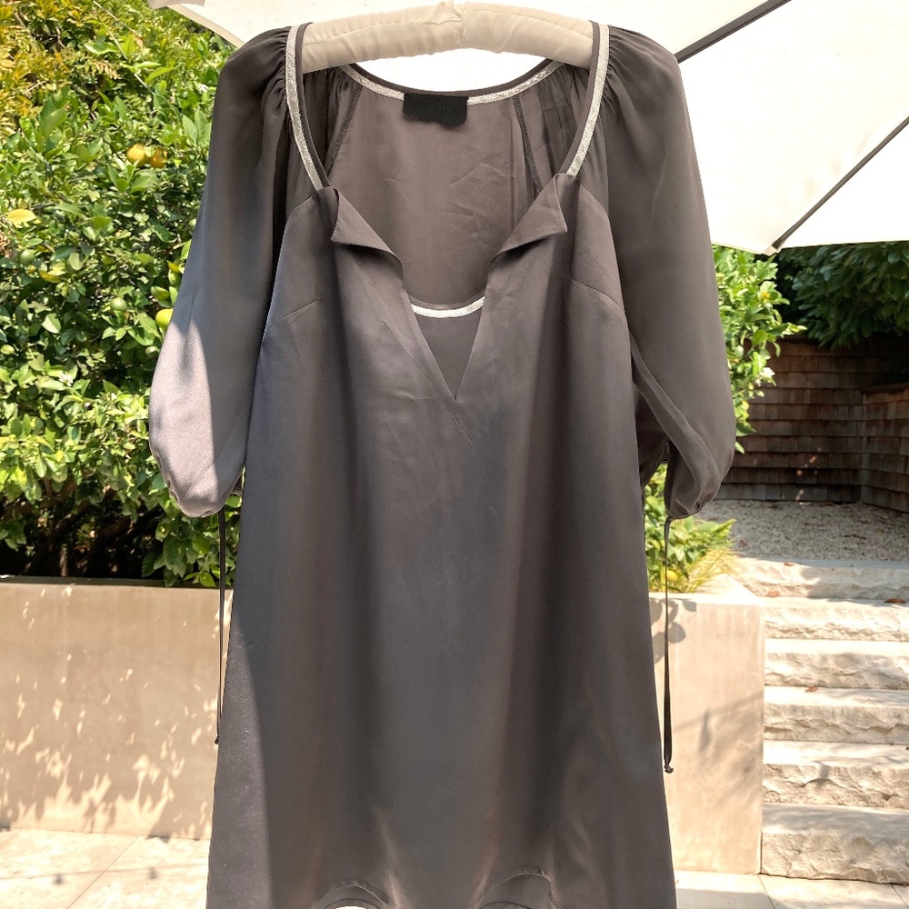 Grey Ant Silk Mini Dress